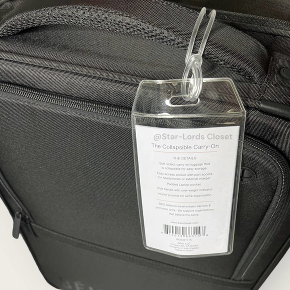 BEIS Bags Beis Soft Sided Collapsible Carry On Roller Luggage